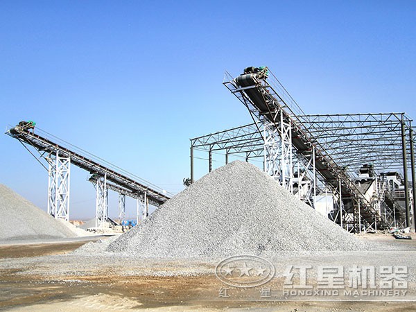 河南500t/h青石破碎生產(chǎn)線現(xiàn)場圖4 河南500t/h青石破碎生產(chǎn)線現(xiàn)場圖4
