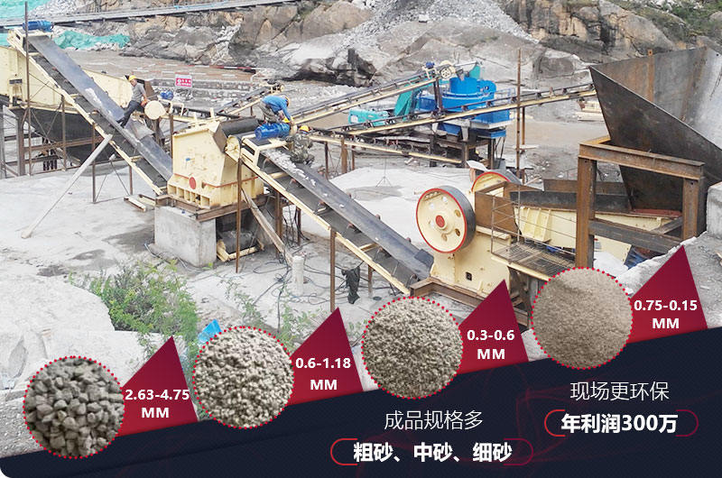 12.13石制砂機(jī)，可滿(mǎn)足多種成品規(guī)格