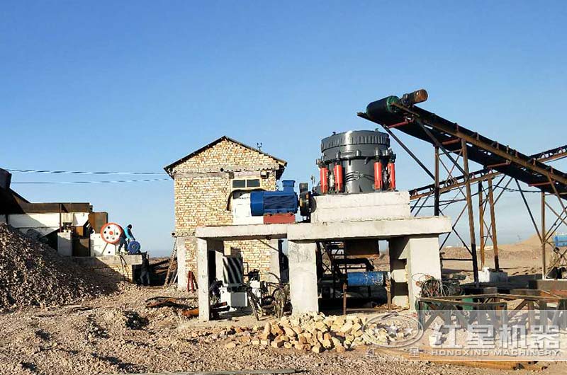 陜西客戶鵝卵石圓錐破碎機工作現場 陜西客戶鵝卵石圓錐破碎機工作現場