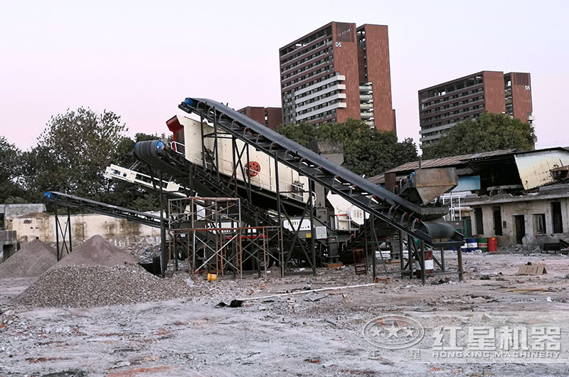 建筑垃圾粉碎現場圖片 建筑垃圾粉碎現場圖片